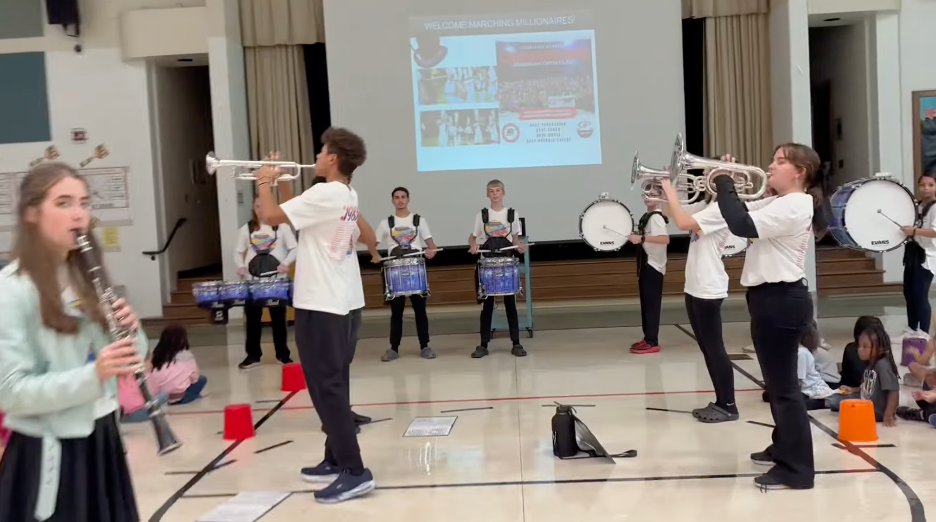 Marching Band takes a field trip to Jackson