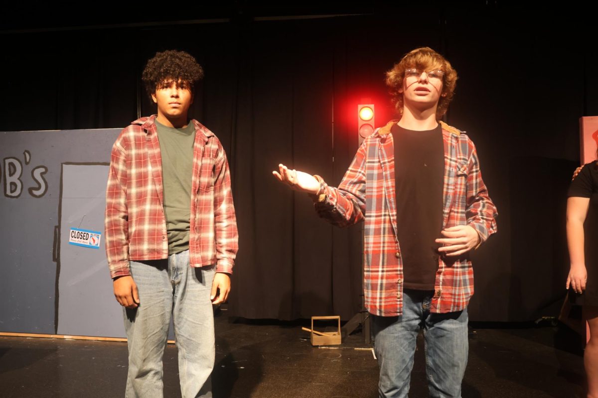 One Stoplight Town under the stage lights